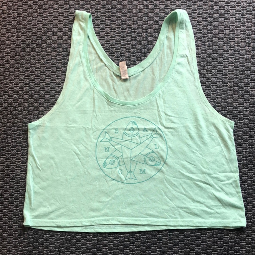 AK salmon sisters vintage tank